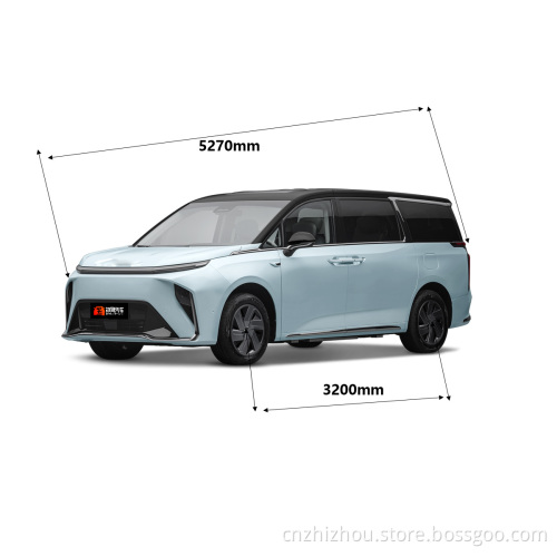 Large and luxurious 7-seat electric  left hand drive  MPV SAIC MAXUS MIFA 9  green energy car